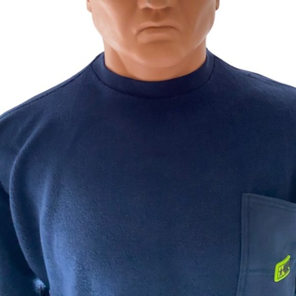 Converse Carpenter Crew Men’s Sweater Blue Pullover Size 10019956-A02 - Picture 2 of 7